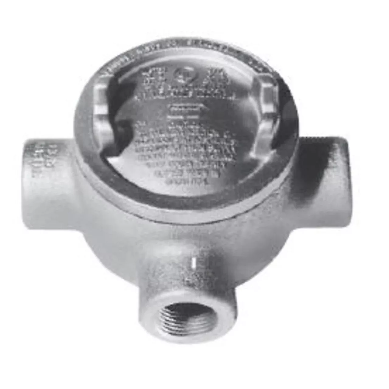 1/2 IN Outlet Box 3 Diameter Cover By Crouse-Hinds GUAT16