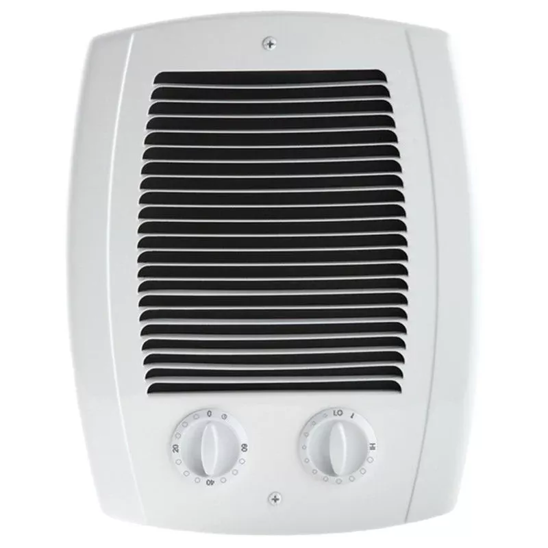 1000W 120/240V Wall Heater, White, w/Stat & Timer By Cadet CBC103TW