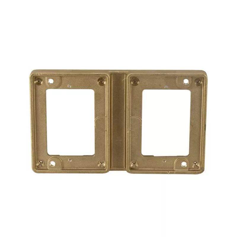 2-Gang, Cover Plate Flange By Wiremold 827T