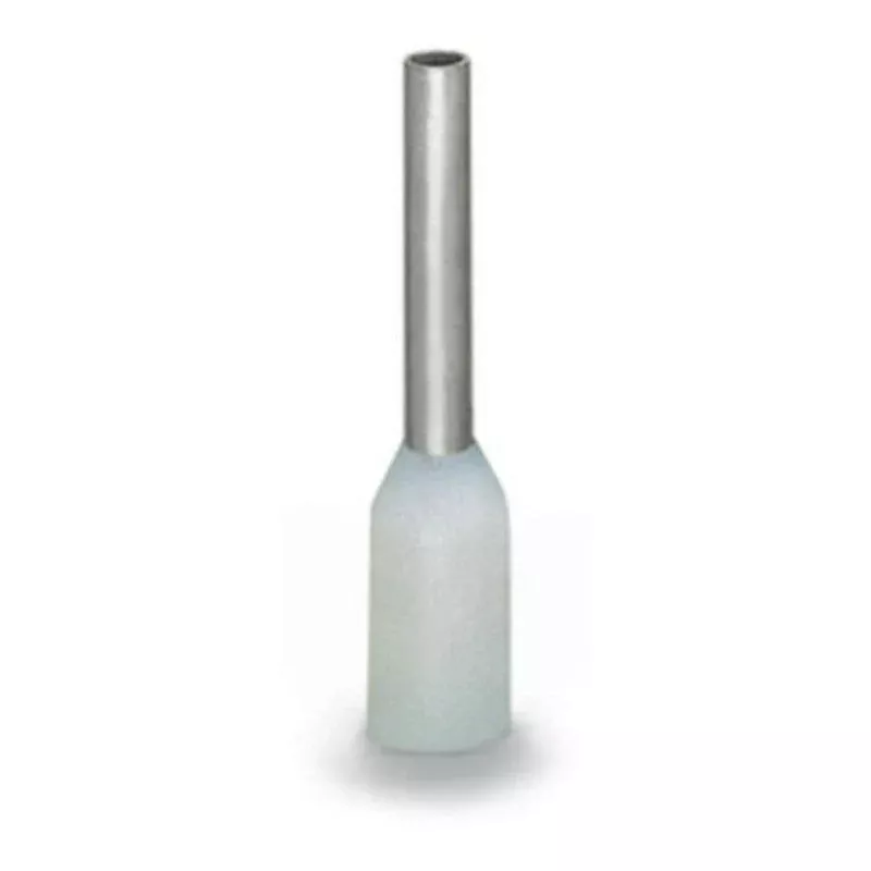 20 AWG Single Insulated Wire Ferrules, White, Short By Wago 216-201