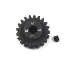 21T HD Steel Mod1 5mm Bore Motor Gear Pinion