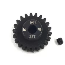 22T HD Steel Mod1 5mm Bore Motor Gear Pinion