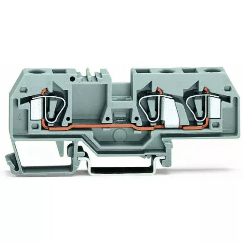 3-Conductor Through Terminal Block By Wago 282-681