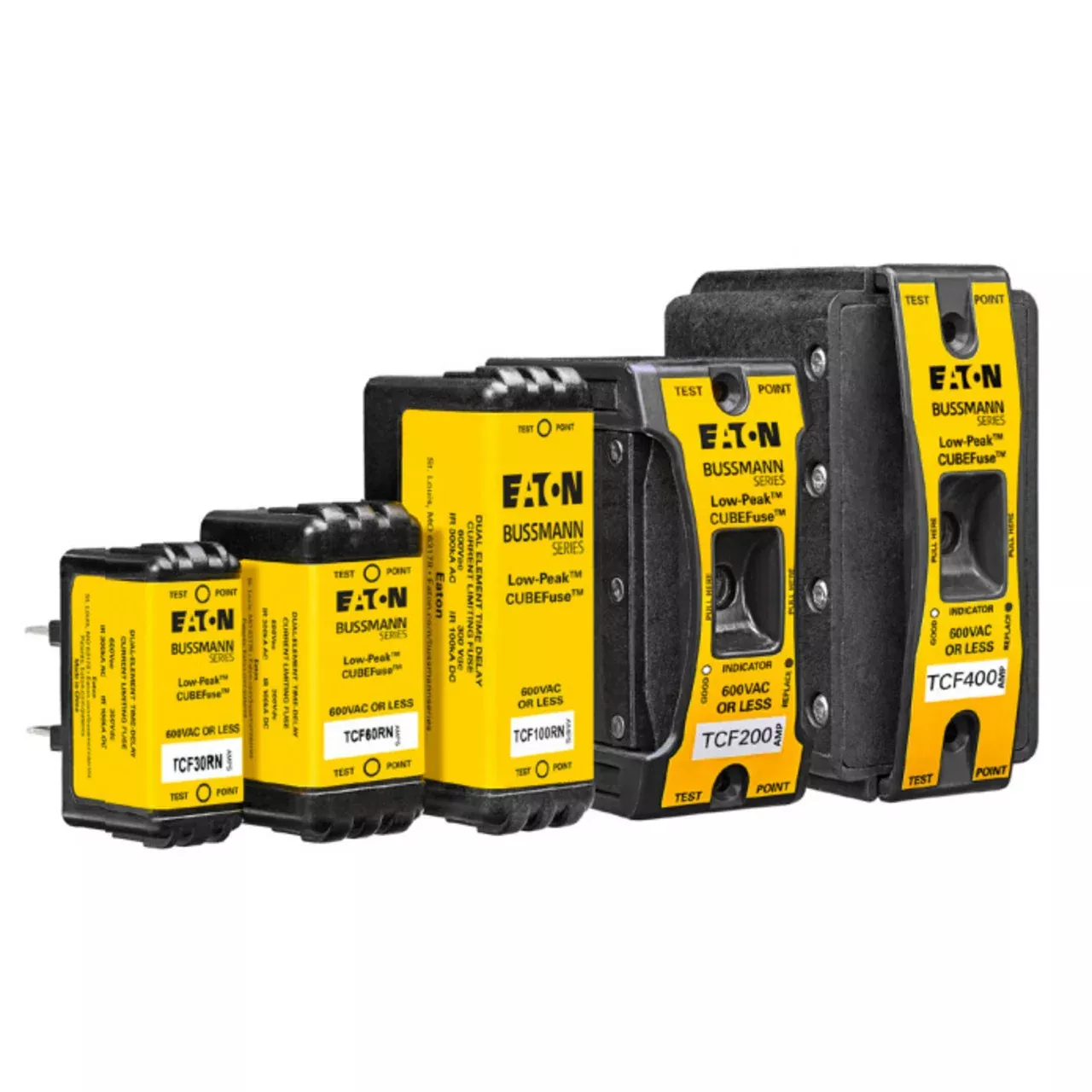 300A TCF Class CF Low-Peak time-delay CUBEFuse™, Indicating By Eaton/Bussmann Series TCF300