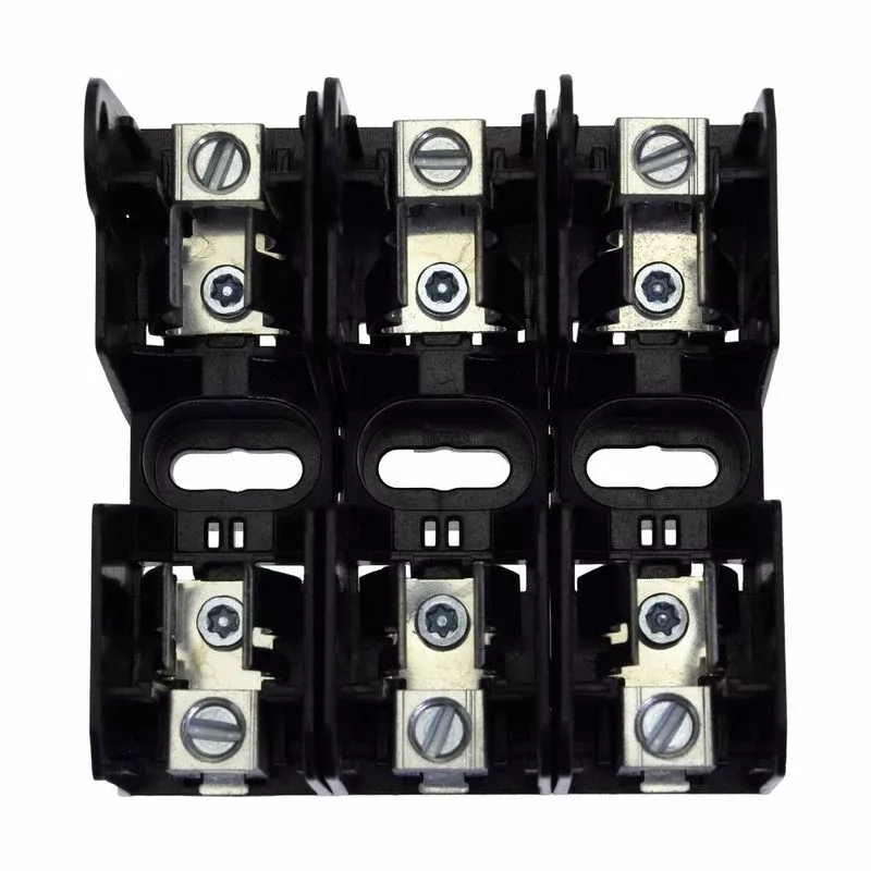 30A 3-Pole Fuse Block, Class J, Modular, Cartridge Style, 600VAC By Eaton/Bussmann Series JM60030-3CR