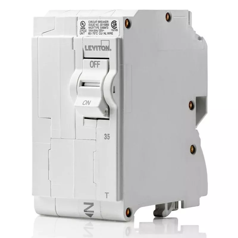 35A 2P Standard Thermal Magnetic Branch Circuit Breaker By Leviton Load Centers LB235-T