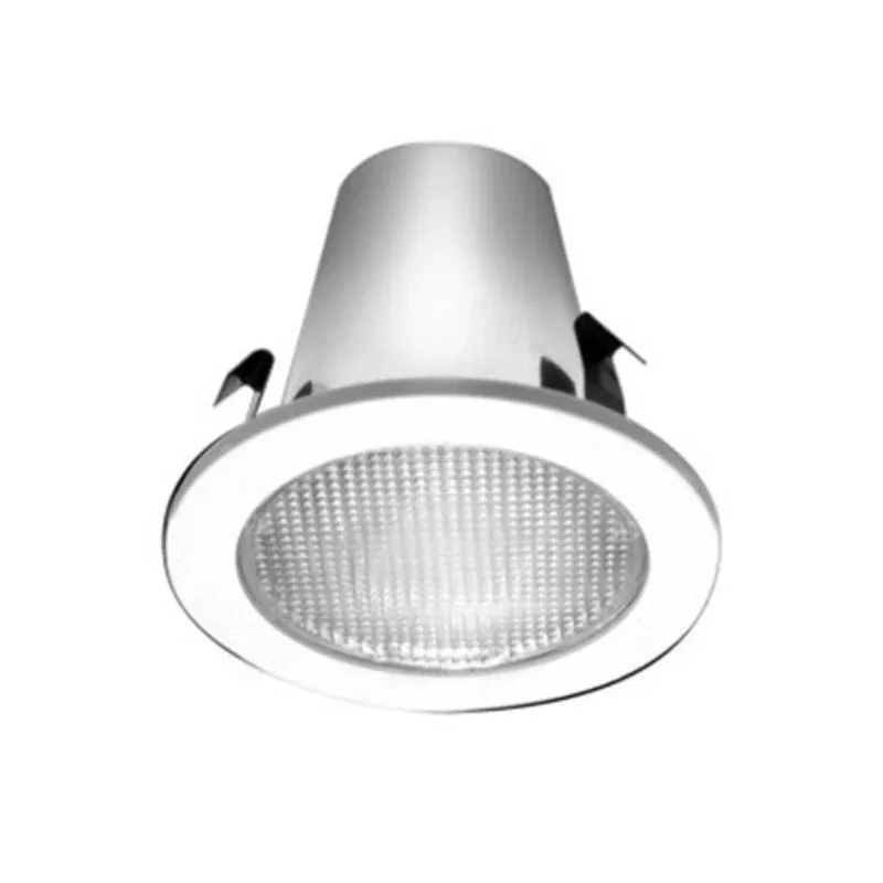 4″ Lensed Showerlight, White/Glass By Halo 951PS