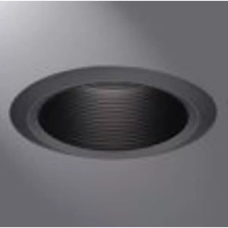 5″ Full Cone Black Baffle, Black Self-Flange Ring By Halo 5125BKBB