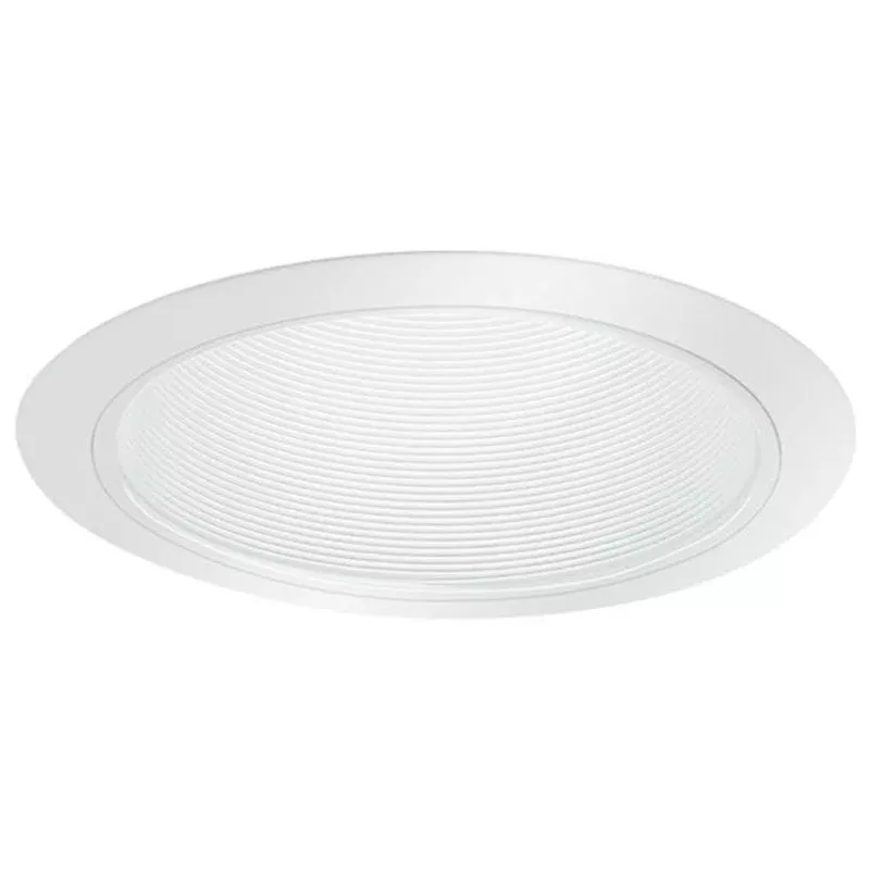 5″ Stepped Baffle Trim, White Baffle/White Trim By Elite Lighting B530WWH
