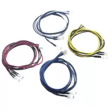 5mm LED Light Kit Set For RC Touring Drift (Blue, Red, Yellow, White)