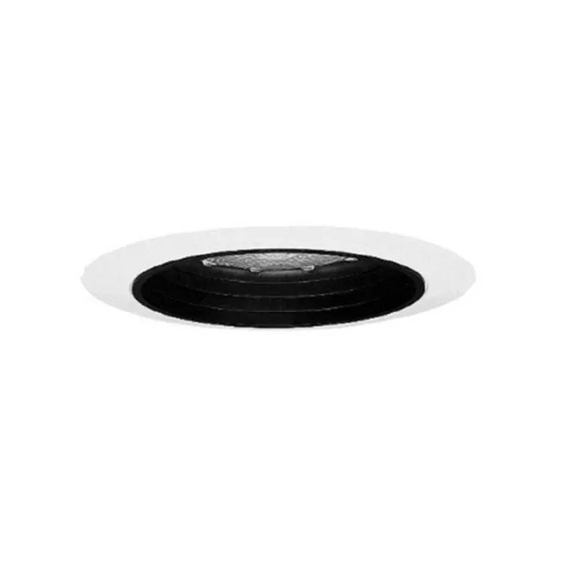 6″ Baffle Trim, White/Black By Halo 6125BB