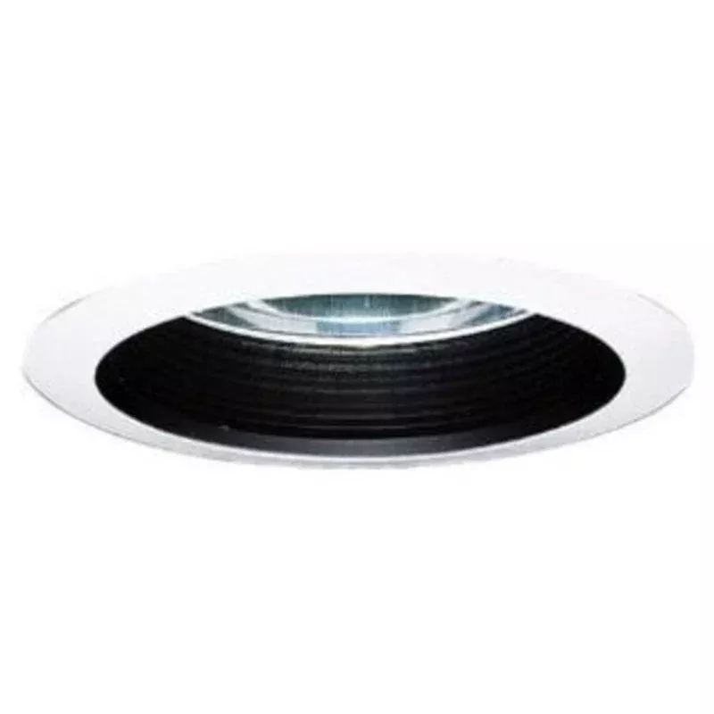 6″ Trim Baffle with Reflector, Black/Clear By Cooper Lighting Solutions 406BA