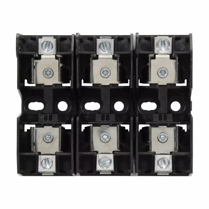 60A 3-Pole Fuse Block, Class J, Modular, Cartridge Style, 600VAC By Eaton/Bussmann Series JM60060-3CR