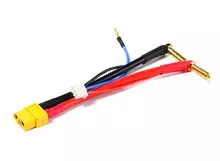 90 degree XT60 plug to 5mm Banana battery connector