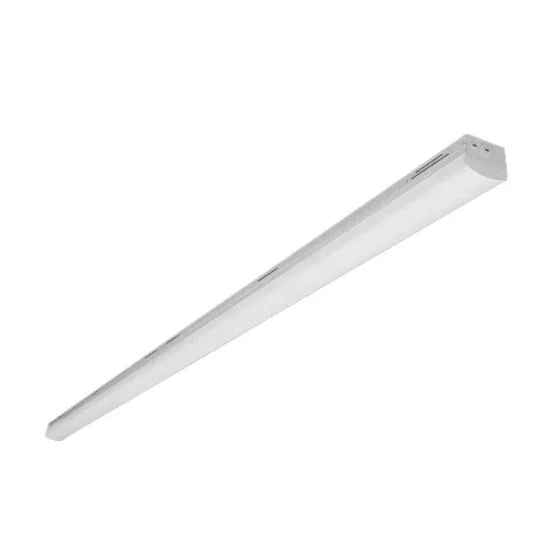 AALED AA-900059UCCTW-HW, 8FT LED High Bay Linear Strip Light w/Surge Protector, AC120-347V, 80/94/106/135W, 13000/15200/16400/21000 Lumens, CCT Selectable, 0-10V Dimming, Class2 Driver w/Overtemperature Protection w/Receptacle F/MW Sensor, White Finish