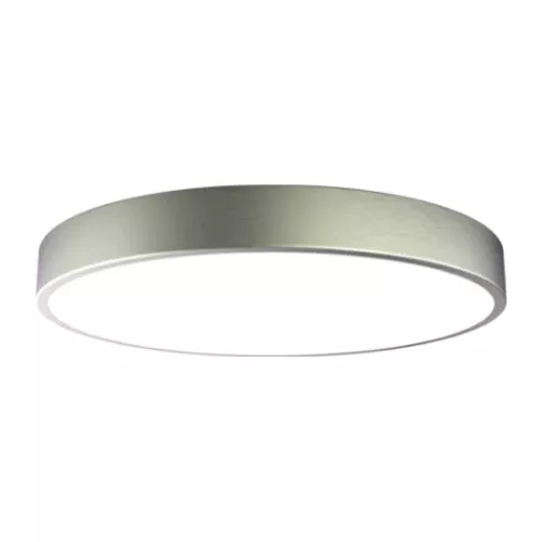 AALED AA-900087CCT-BN, 16 Inch LED Flush Mount w/Microwave Dimming Sensor, 120V, 35W, 2800 Lumens, 2700/3000/3500/4000/5000K, Brushed Nickel Finish