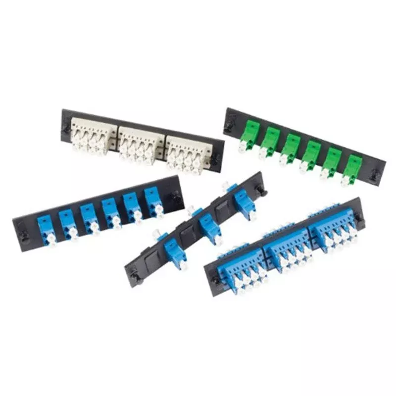 Adapter Plate, 12-port, Dual LC, Single-mode, Ceramic Sleeve By OCC (Optical Cable) 6112SMDLC