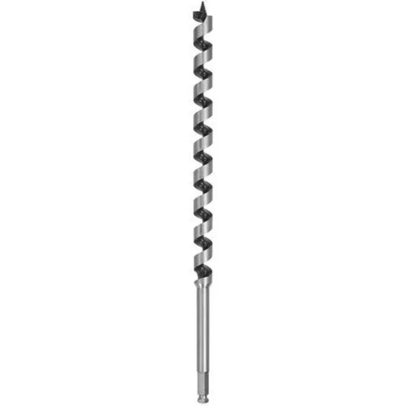 Auger, Power Ship Auger, Length: 6″, Diameter: 1″, Hex Ball Groove Shank Size: 7/16″. By Dewalt DW1671