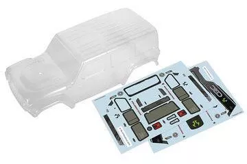 Axial AXI200000 2019 Jeep JLU CRC Body Clear & Precut SCX24