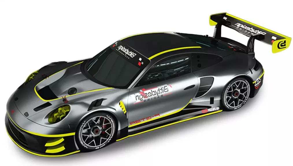Bittydesign P-GT3R Pre-Cut 1/7 Supercar Body (Clear)