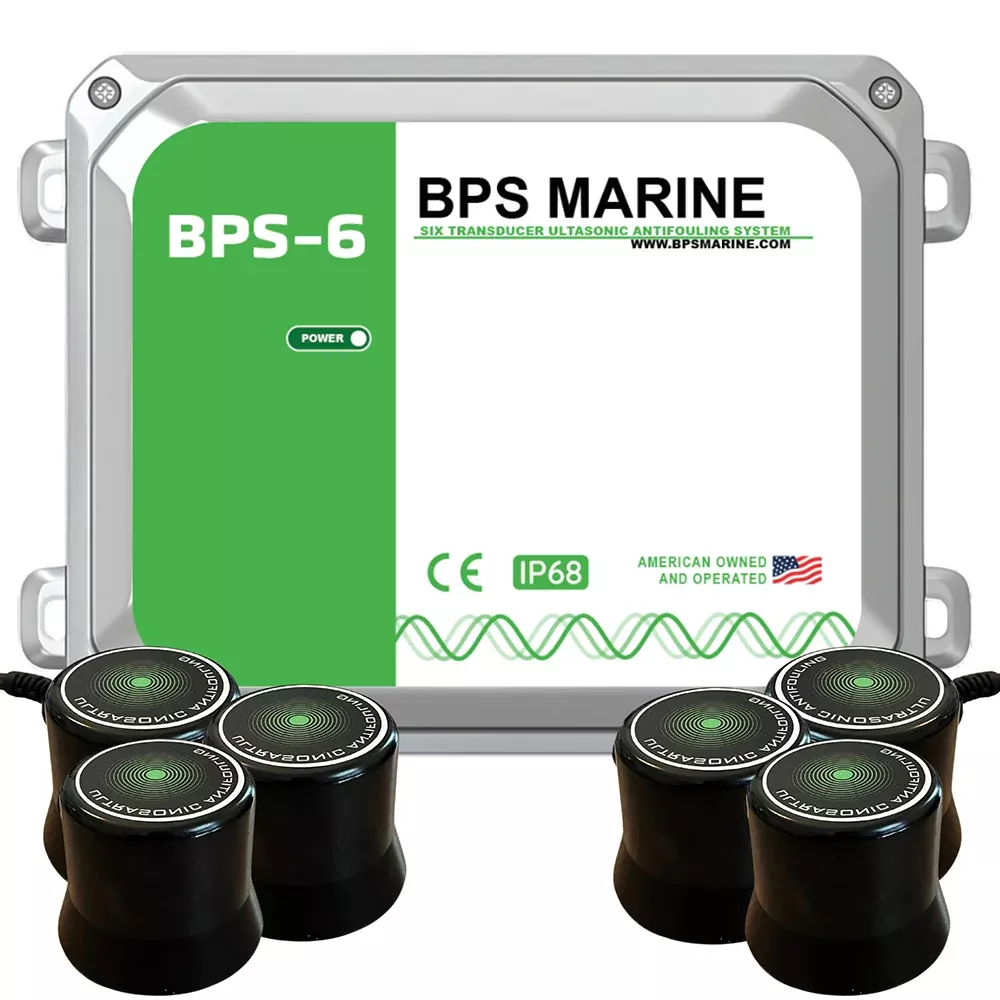 BPS Marine BPS-6 6-Transducer Ultrasonic Antifouling System – 12VDC [BPS-6]