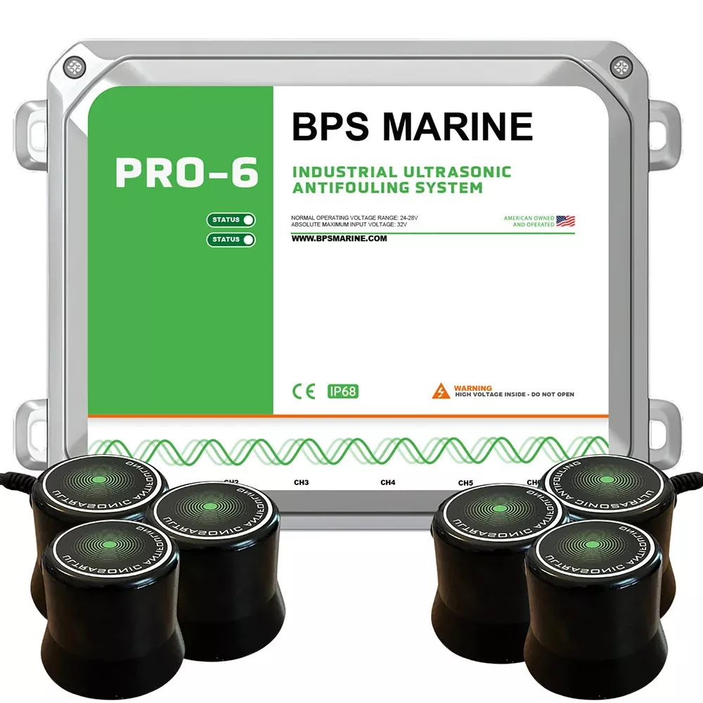 BPS Marine PRO-6 6-Transducer Ultrasonic Antifouling System – 24VDC [24V-PRO-6]