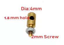 Brass servo arm connectors/ linkage stopper/push rod holder, ( for 1.6mm wire )
