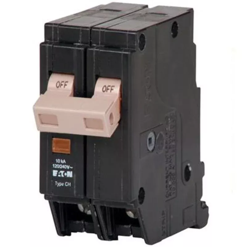 Breaker, 20A, 2P, 120/240V, 10 kAIC, Type CH By Eaton CHF220