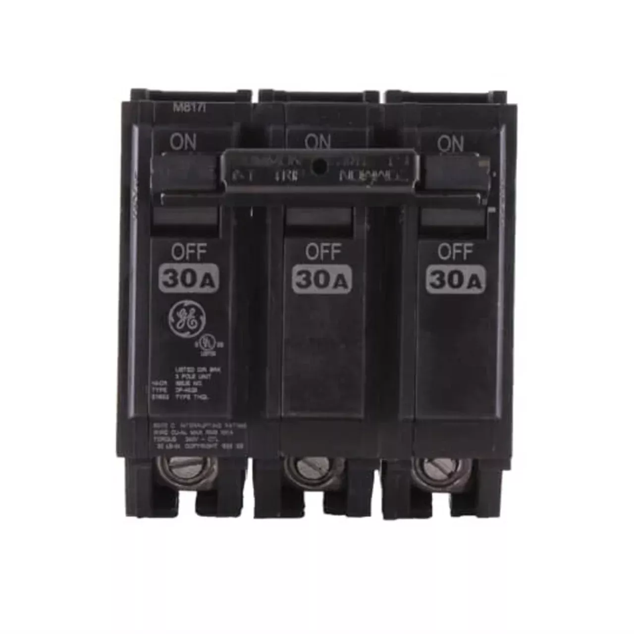 Breaker, 30A, 3P, 120/240V, 10 kAIC, Q-Line Series By ABB THQL32030