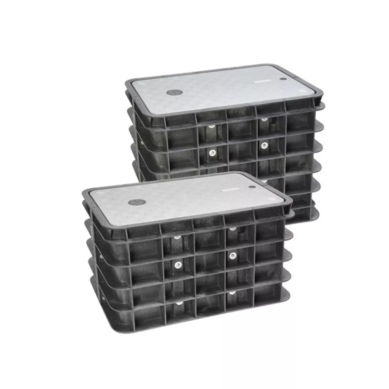 BULK Series Non-Metallic Underground Box, 30″x48″x24″, Tier 22 By Channell BULKU 3048 24 0 08 2 001