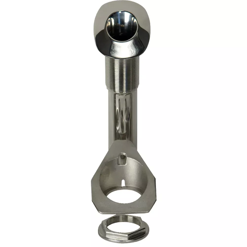 C.E. Smith 80 Series Screwless Flush Mount Rod Holder – 30 Degree – Stainless Steel – Cast Bottom – Black Liner [53688C]