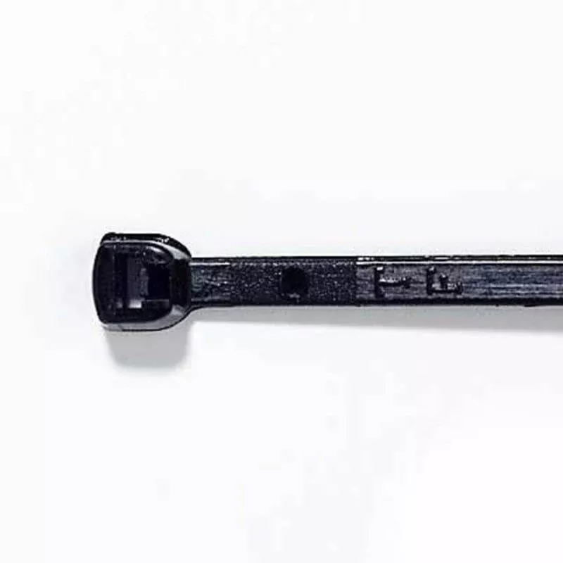 Cable Tie, UV Nylon, Standard, Black, 11.1″ Long, 50lb Rating, 100/PK By Thomas & Betts L-11-50-0-C