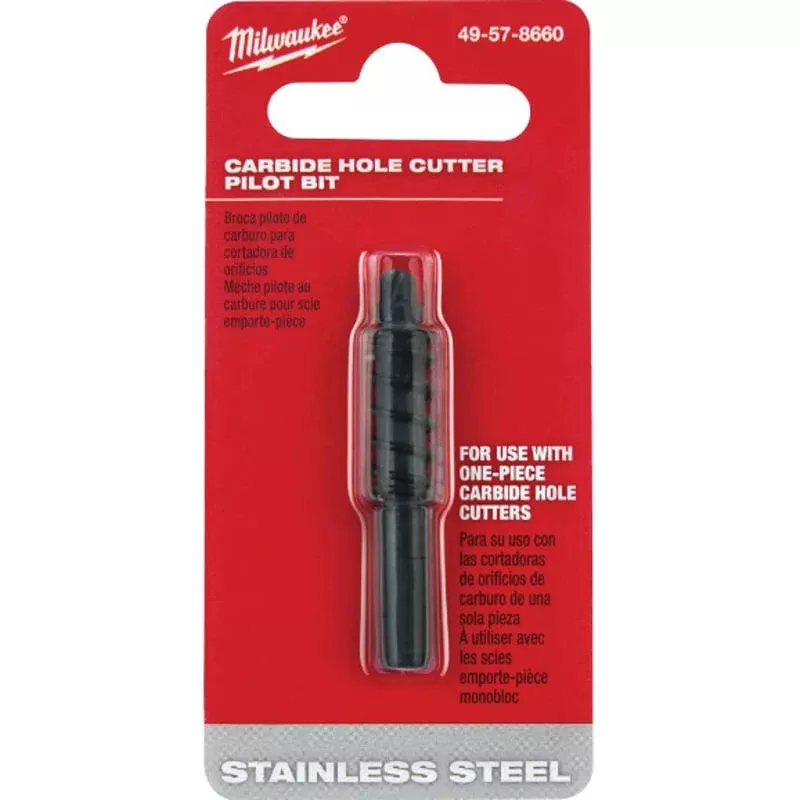 Carbide Hole Cutter Pilot Bit By Milwaukee 49-57-8660