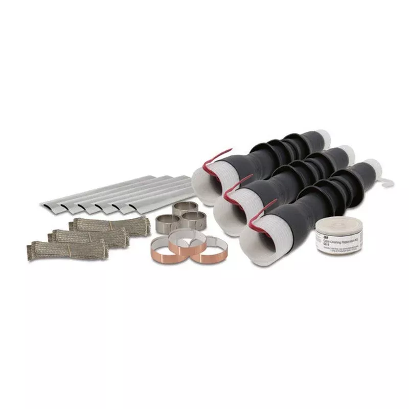 Cold Shrink Termination Kit, 8 – 4 AWG, Black By 3M 7620-T-95