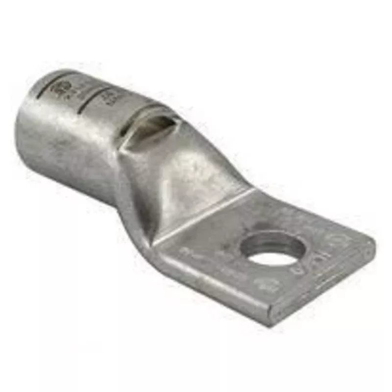 Compression Lug, 1-Hole, Copper, 4/0 AWG, 5/16″ Stud Size, Purple By Penn-Union BLU4/0S25