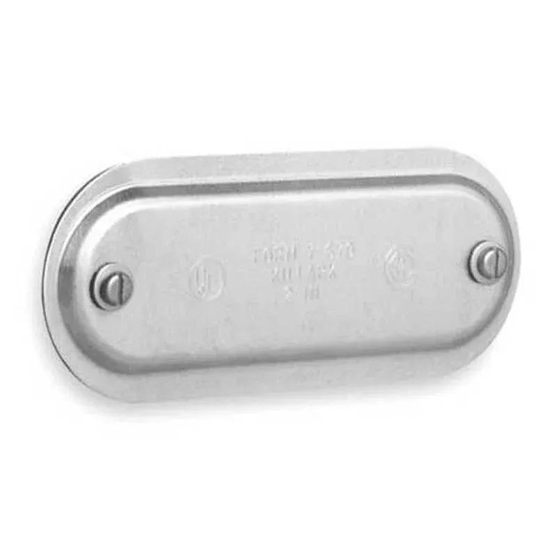 Conduit Body Cover, Type: Screw-On, Series 7, Size: 1-1/2″, Steel By Hubbell-Killark 570