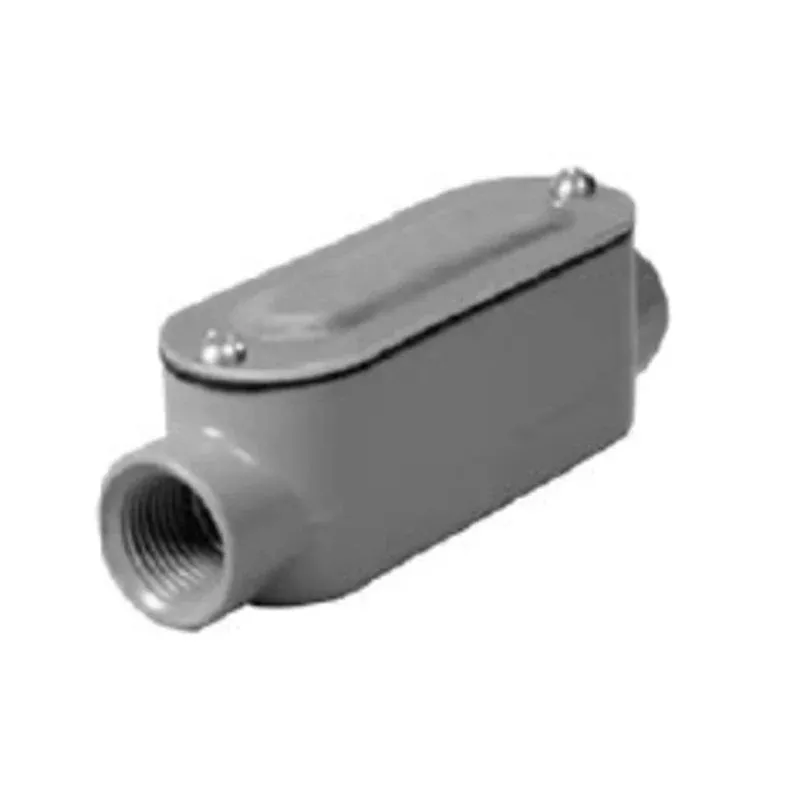 Conduit Body, Type: LC, “R” Series, Size: 4″, Die Cast Aluminum 4CBLC