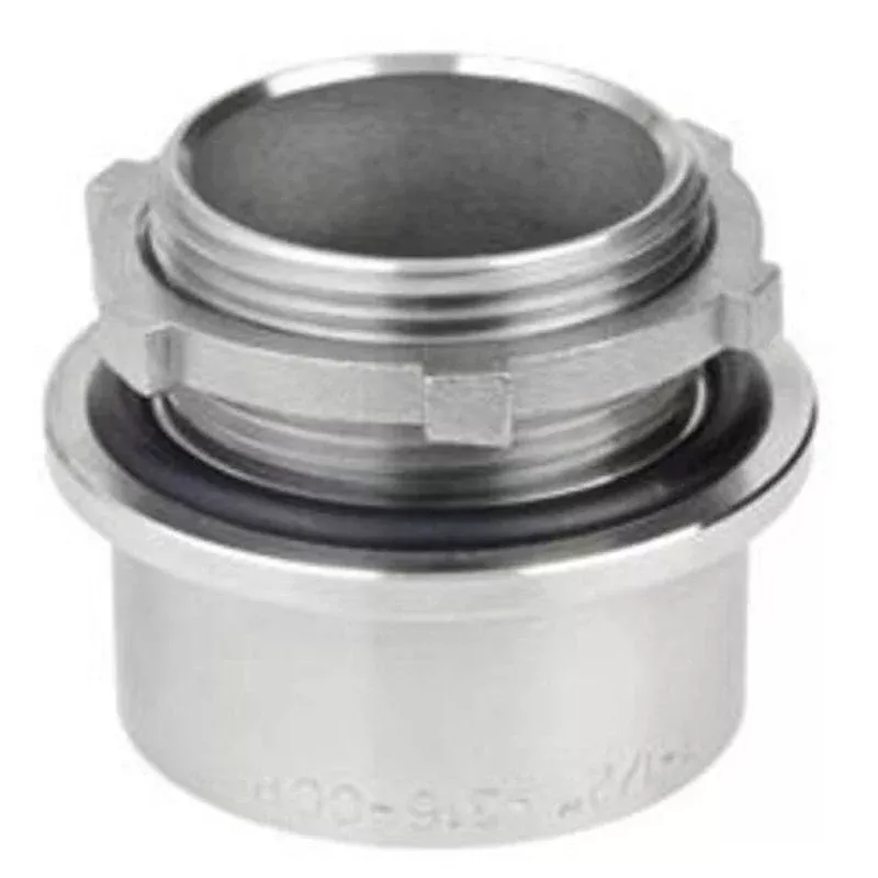 Conduit Hub, Size: 1-1/4″, Threaded, Material: Stainless Steel By Calbrite S61200LT00