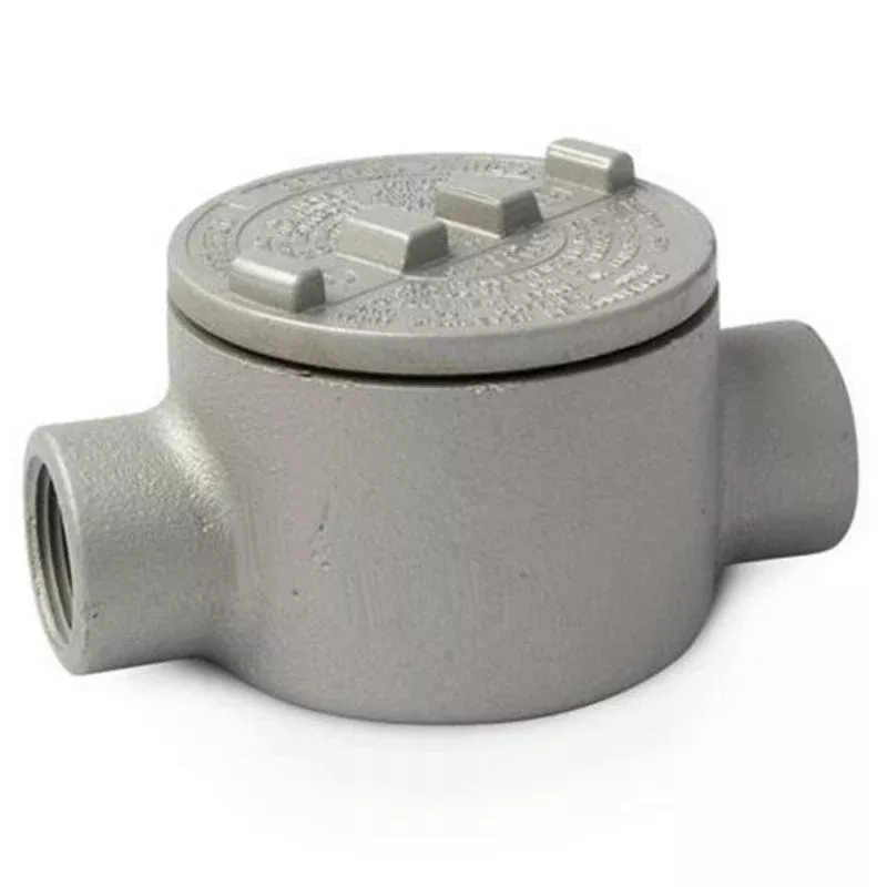 Conduit Outlet Box, Type GRC, (2) 2" Hubs, Malleable By Appleton GRC200