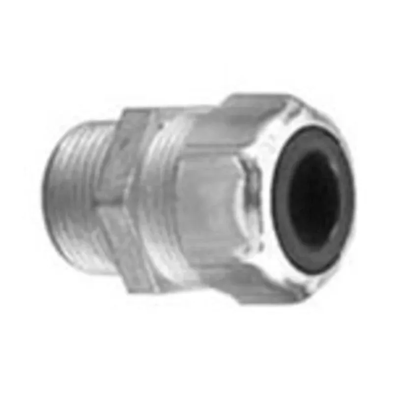 Cord Connector, Liquidtight, Straight, 1/2", Steel By Thomas & Betts 2921