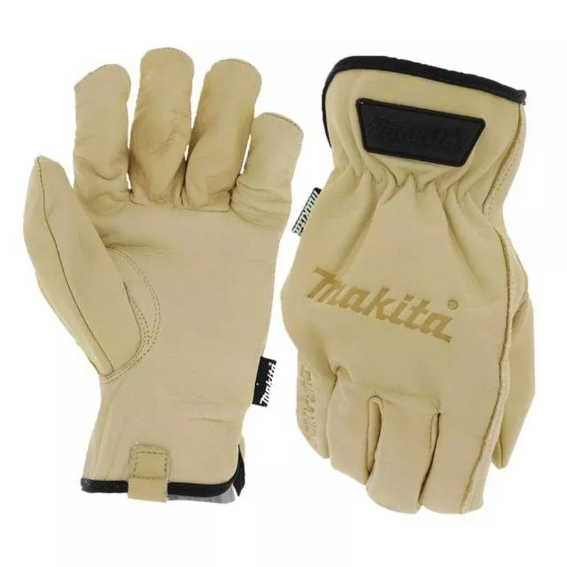 Cow Driver Gloves, 100% Genuine Leather, Medium By Makita T-04189