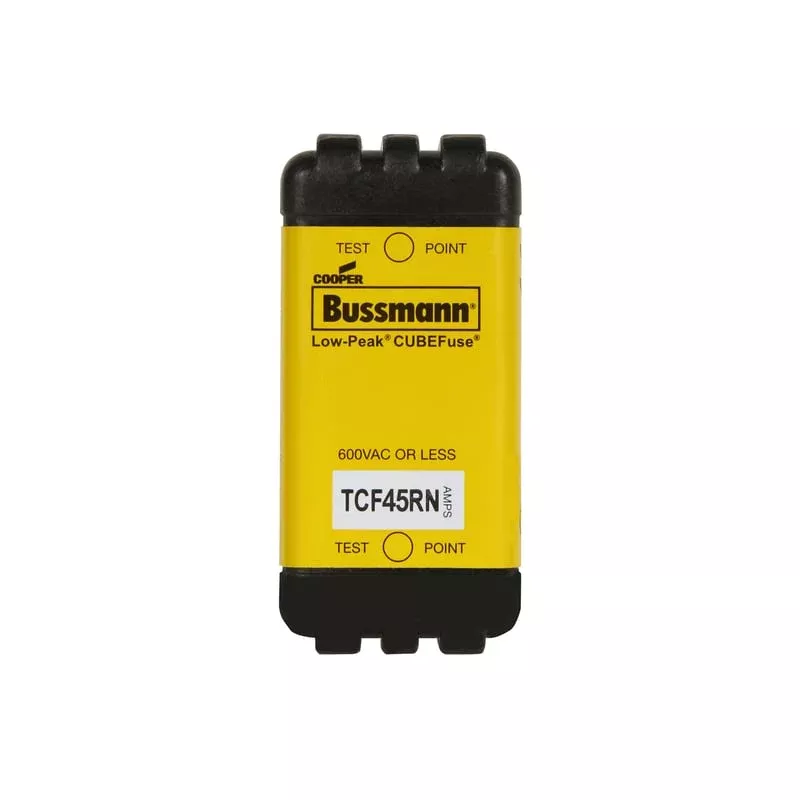 CUBEFuse Non-Indicating Time Delay Fuse, 45 A, 600 VAC 300V DC, 300 By Eaton/Bussmann Series TCF45RN
