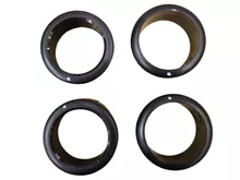 [D] CS M drift tire (F&R) (sliver) (4)[101039]