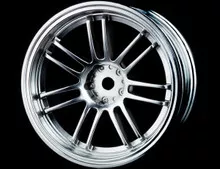 [D] MST Flat silver RE30 wheel (+5) (4) [102022FS]