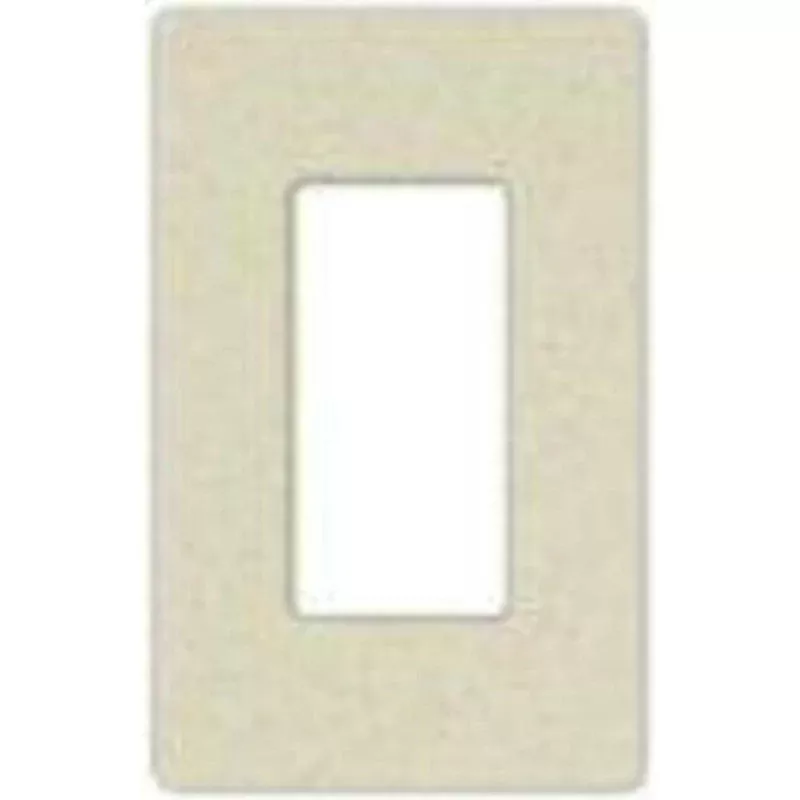 Dimmer/Fan Control Wallplate, 1-Gang, Satin Series, Stone Finish By Lutron SC-1-ST