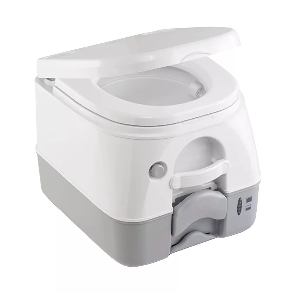 Dometic 974 MSD Portable Toilet w/Mounting Brackets – 2.6 Gallon – Grey[301197406]