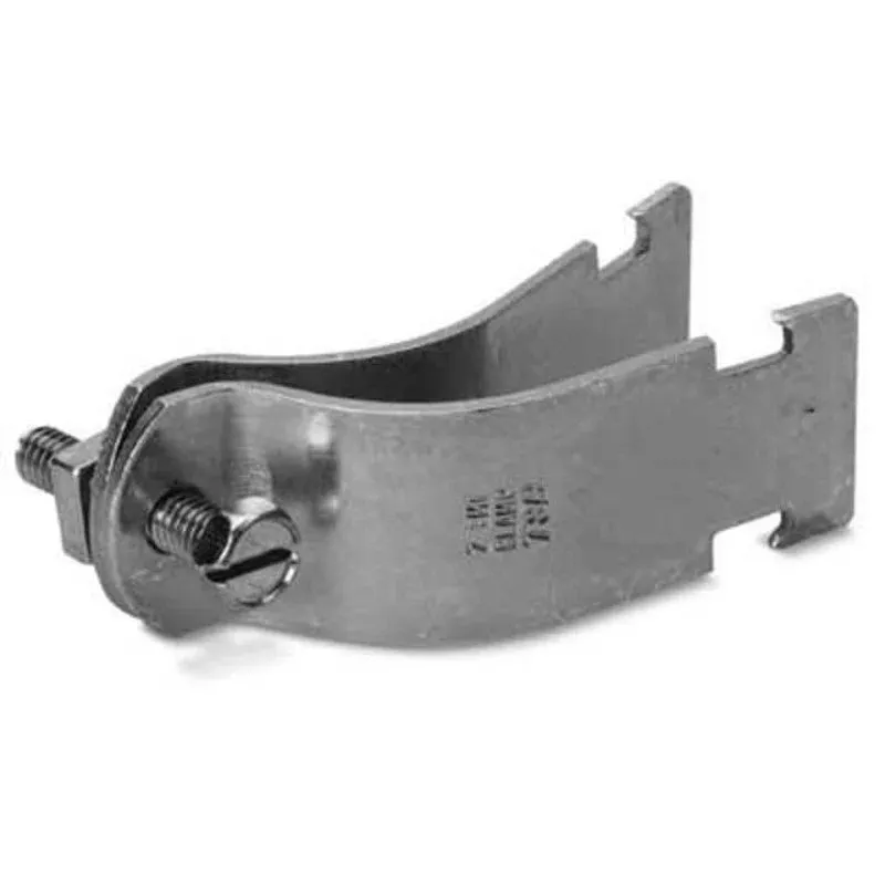 EMT Strut Strap, Diameter: 1-1/4″ , Steel/Galvanized By Kindorf C-106-1-1/4