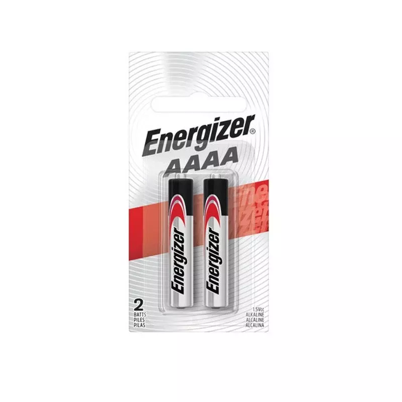 Energizer AAAA Size 1.5V Miniature Alkaline Battery 2PK By Energizer E96BP-2
