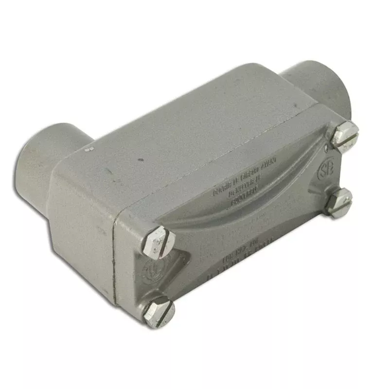 Explosion-Proof Conduit Body, Type: LB, 3/4″, Aluminum By Hubbell-Killark XLB-2