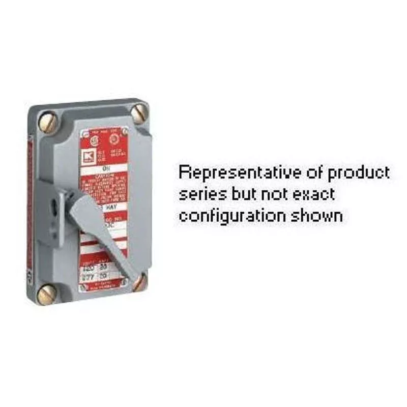 Feed-Thru 1-Pole Tumbler Switch Unit, 3/4″ By Hubbell-Killark XS-51C